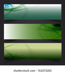 Abstract Web banner design background or header Templates. vector illustration