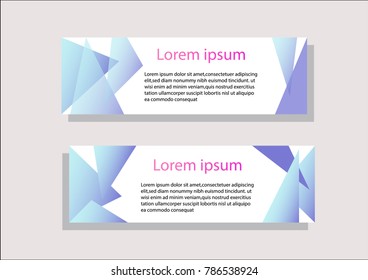 Abstract Web banner design background