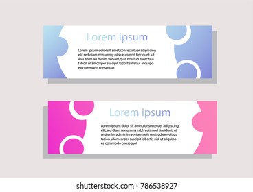 Abstract Web banner design background