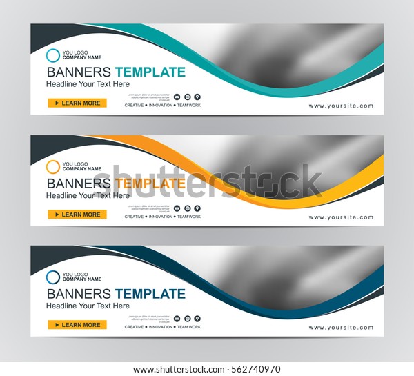 Abstract Web Banner Design Background Header Stock Vector Royalty Free 562740970