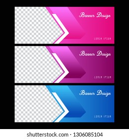 Abstract Web Banner Design. Facebook Cover. Abstract Poster. Header Templates - Vector