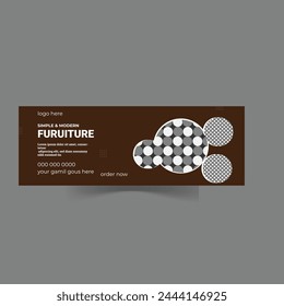 abstract web banner design template.