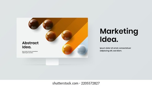 Abstract web banner design vector concept. Creative desktop mockup site screen illustration.