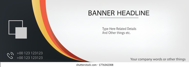 abstract web banner social media cover roll up banner flyer card digital poster design vector illustration design template