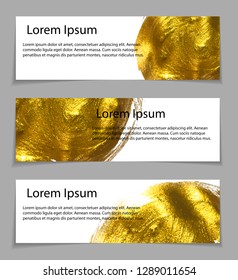 Abstract Web Banner Template Image.  Vector Illustration. Eps 10