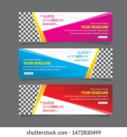 abstract web banner template special super discount offer sale promotion