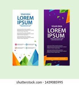 Abstract web Banner vector template. Design illustration for banner; advertising; greeting cards or print. Design happiness celebration.