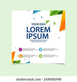 Abstract web Banner vector template. Design illustration for banner; advertising; greeting cards or print. Design happiness celebration.