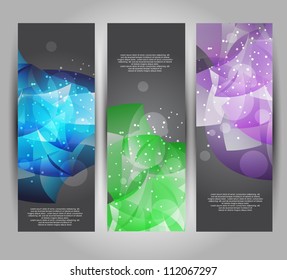 abstract web banners