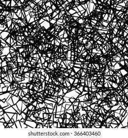 Abstract web black and white vector background