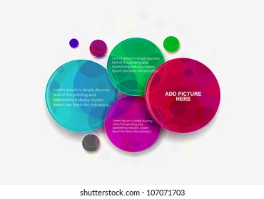 Abstract web bubble design , vector