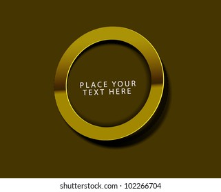 Abstract web circle banner design, vector