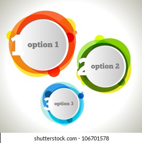 Abstract web design bubble