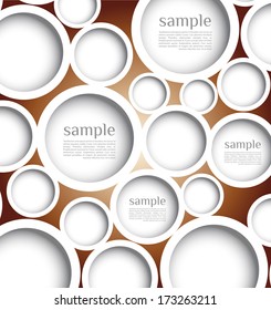 Abstract web design bubble with background. Modern, clean, Design template, can be used for info-graphics,banners, graphic or website layout vector