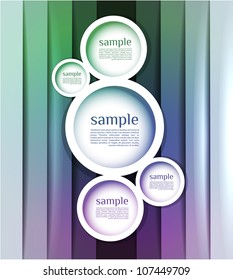 Abstract web design bubble with line background. Modern, clean, Design template, can be used for info-graphics,banners, graphic or website layout vector