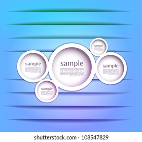 Abstract web design bubble, line abstract background,  can be used for website,number banner