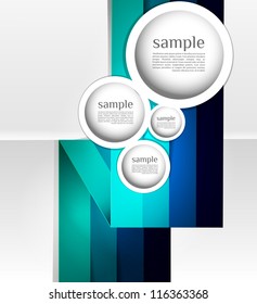 Abstract web design bubble, line abstract background, can be used for website,number banner