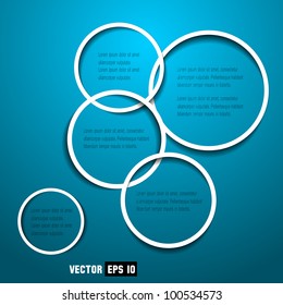 Abstract web design circles