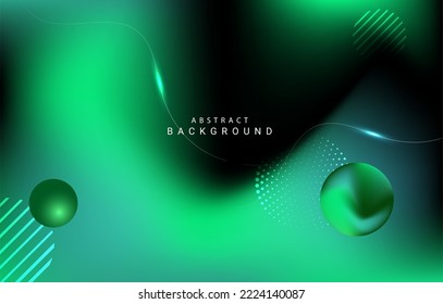 Abstract web design landing page concept fluid background vector
