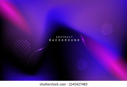 Abstract web design landing page concept fluid background vector