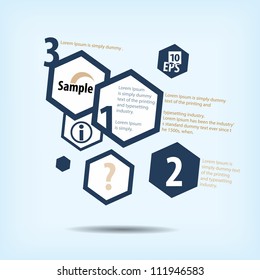 Abstract web design / product choice or versions