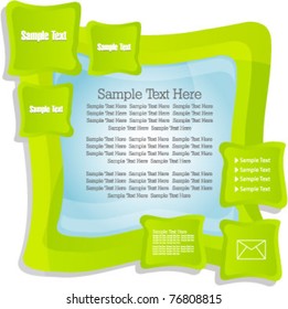 abstract web design template