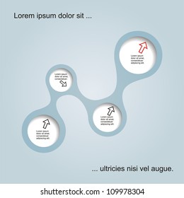 Abstract web design. Vector illustration