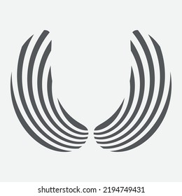 Abstract web element logo design and symbol art