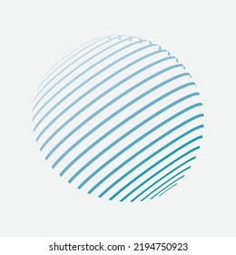 Abstract web element logo design and symbol art