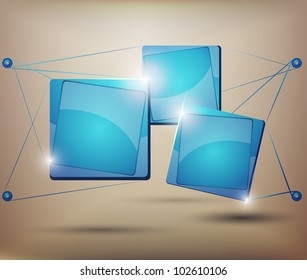 abstract Web element vector