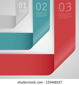 Abstract web elements. Vector illustration.