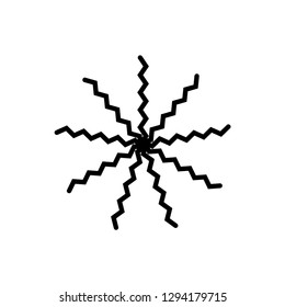 abstract web icon, logo template