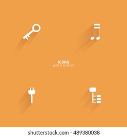 Abstract web icons