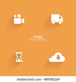 Abstract web icons