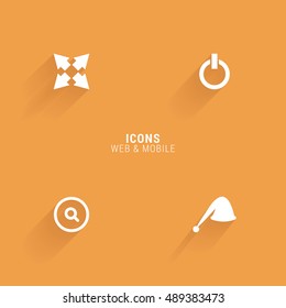 Abstract web icons