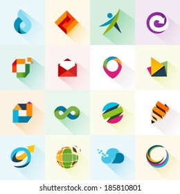 Abstract web Icons and elements