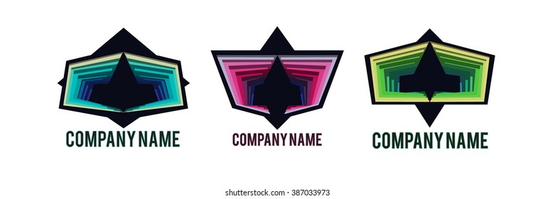 Abstract web Icons and globe vector logos