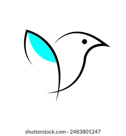 abstract web line  modern color full logo design