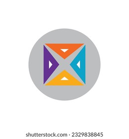 Abstract Web Logo Design For template 