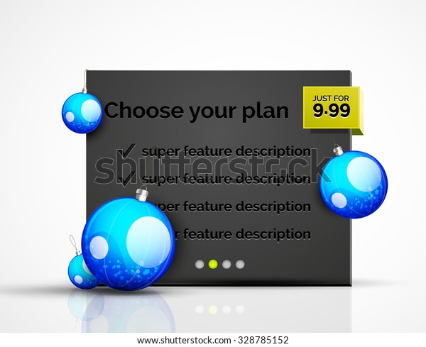 Abstract Web Message Box Christmas Decoration Stock Vector (Royalty ...