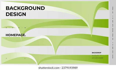 Abstract web page, homepage, landing page concept. Strict and discreet background. Type and polyhedral simple 3D shapes.