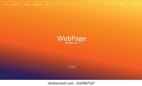 Abstract web page vector background template design. Rich color range