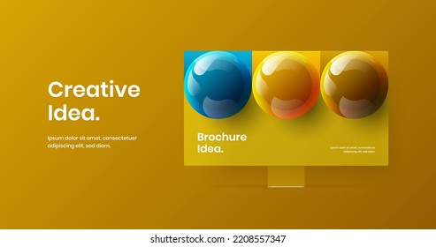 Abstract web project design vector concept. Minimalistic display mockup site screen illustration.