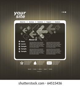 Abstract web site design template vector
