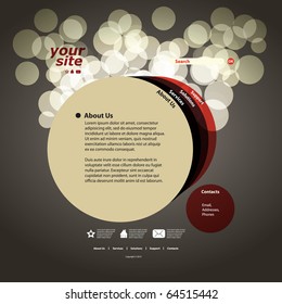 Abstract web site design template vector