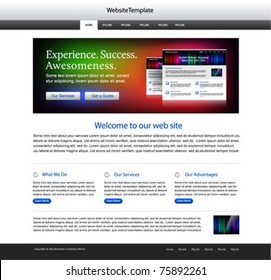 abstract web site design template