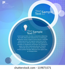 Abstract web site template