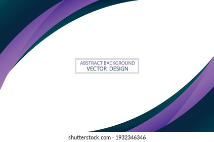 Abstract web template black and blue lines on white background - Vector illustration