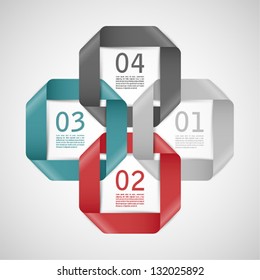 Abstract web template. Vector illustration.