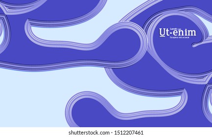 Abstract web templates with wavy embossed gradient shapes on gradient background. Social media web banner or landing page. Fluid lighting effect with smooth liquid colors.